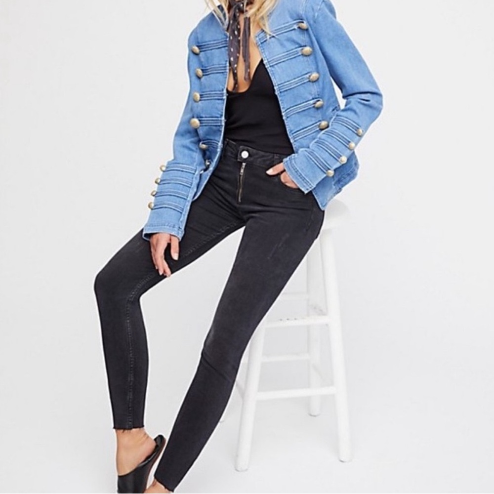 Free People Zip Me Up Skinny